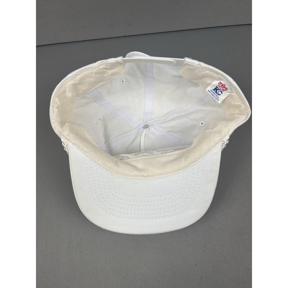 Vintage Macy's Top Gun Hat Cosmetics Fragrances White Rope Employee Performance - Picture 8 of 14